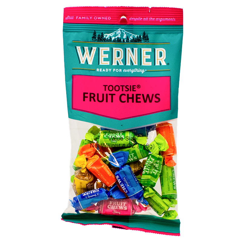 6 Snack Bags - Tootsie Fruit Chews
