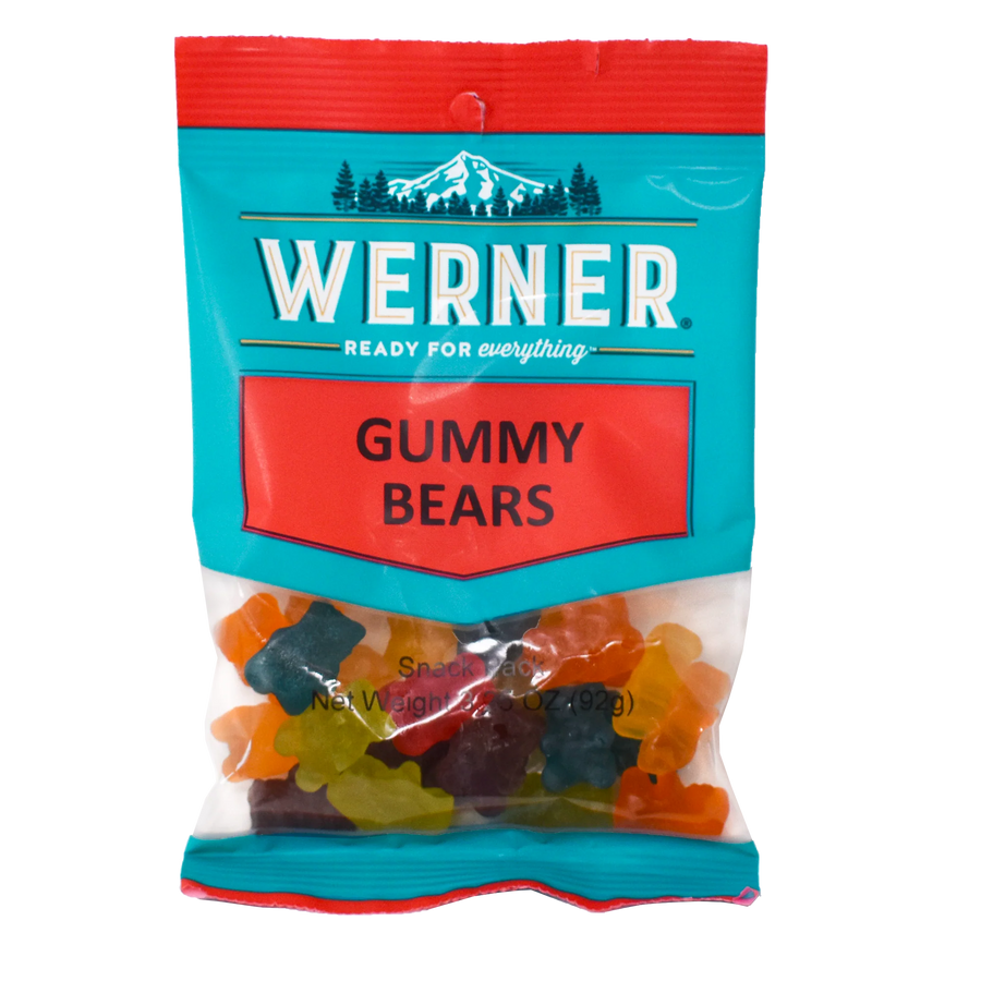 6 Snack Bags - Gummy Bears