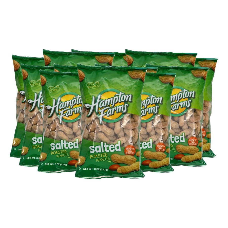 Peanuts in Shell - HALF Case - 18 Bags