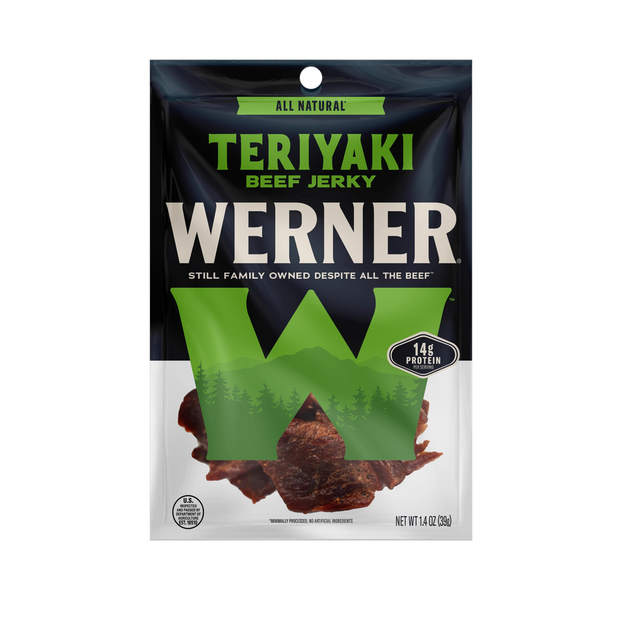 1.4 oz Beef Jerky - Teriyaki - 6 Bags