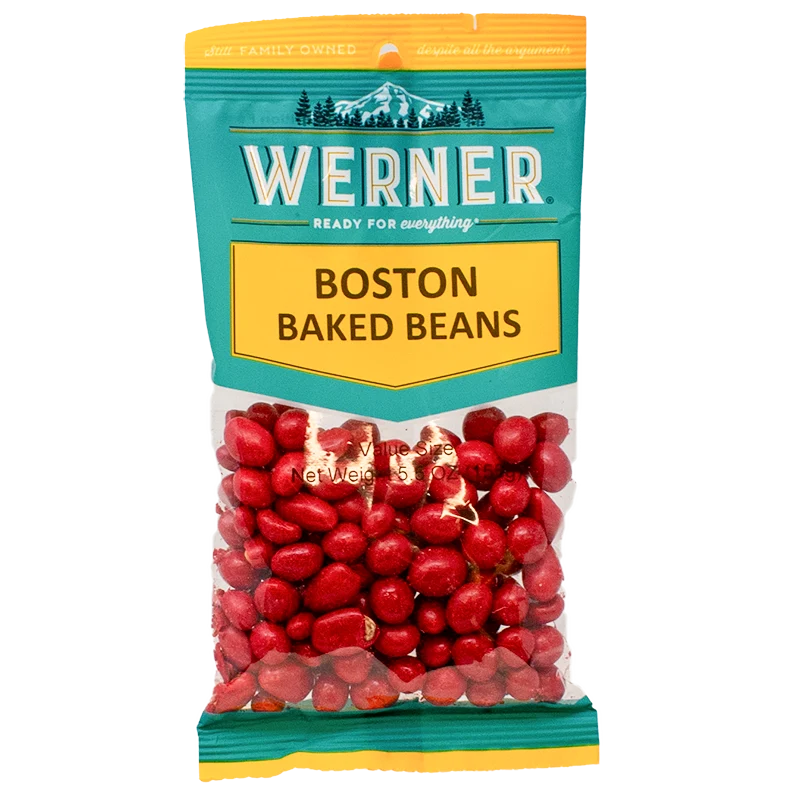 6 Snack Bags - Boston Baked Beans