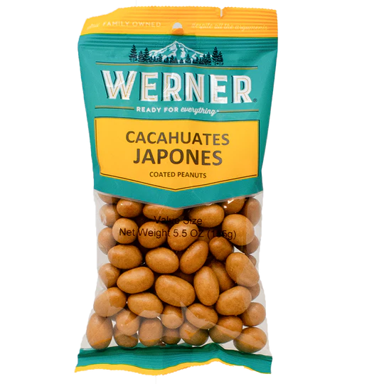6 Snack Bags - Cacahuates Japones