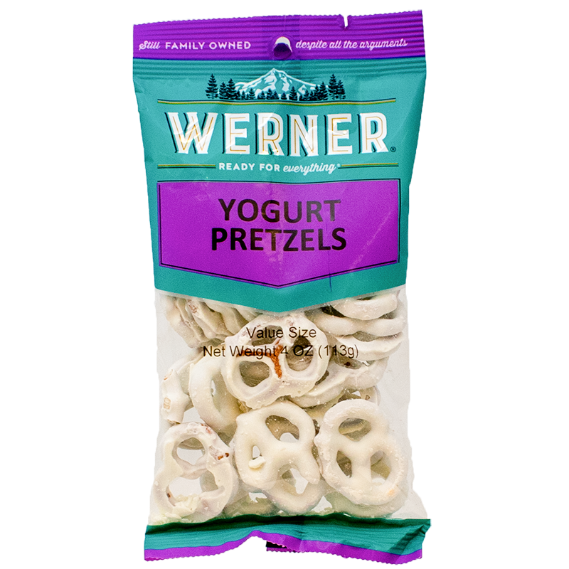 6 Snack Bags - Pretzels - Yogurt