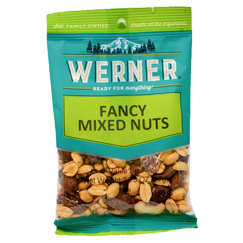 6 Snack Bags - Fancy Mixed Nuts
