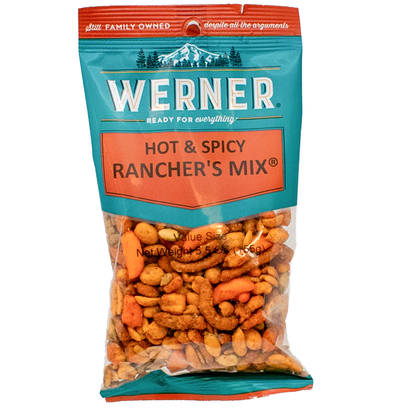 6 Snack Bags - Hot & Spicy Rancher's Mix