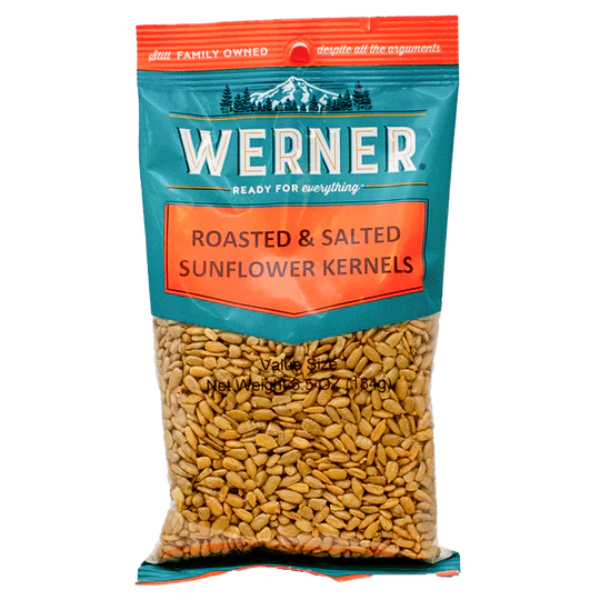 6 Snack Bags - Sunflower Kernels - Roasted Salted