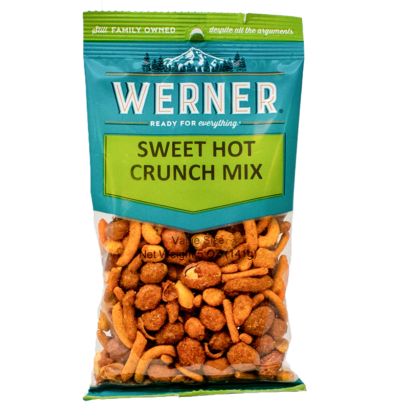 6 Snack Bags - Sweet Hot Crunch Mix